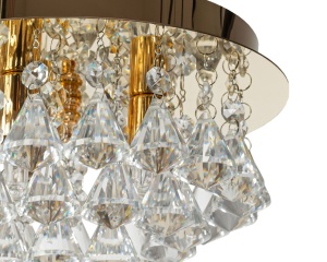 LAMPĂ DE CRISTAL APP1038-3CP GOLD - Img 3