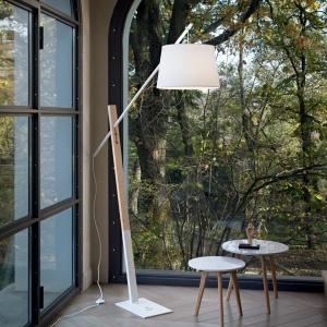 LAMPADAR EMINENT PT1, ALB, DIN METAL, STIL MODERN - Img 2