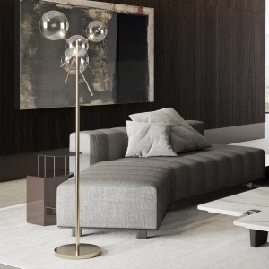 LAMPADAR EQUINOXE PT4, CROM, DIN METAL, STIL MODERN - Img 2