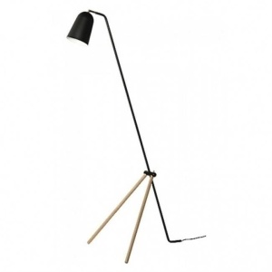 LAMPADAR GIRAFFE, NEGRU, DIN METAL SI LEMN, STIL MODERN, B2 - Img 2