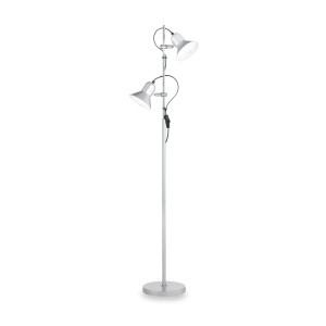 LAMPADAR POLLY PT2, ARGINTIU, DIN METAL, STIL MODERN