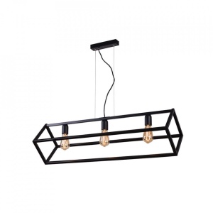 LUSTRA CUBE 1026E1, DIN METAL, NEAGRA, STIL VINTAGE, ALDEX