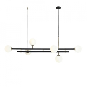 LUSTRA HARMONY 1074K1, DIN METAL SI STICLA, STIL MODERN, ALDEX