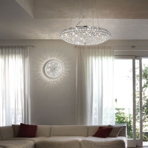 LUSTRA KING SP12, CROM, DIN CRISTAL, STIL MODERN - Img 2