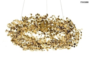 LUSTRA MONETE 60 GOLD, CONFECTIONATA DIN OTEL, STIL MODERN