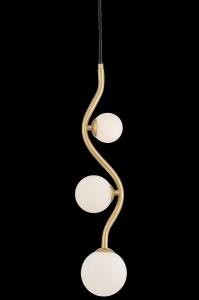 LUSTRA UVA MOD059PL-03G, DIN METAL SI STICLA, STIL MODERN, MAYTONI - Img 2