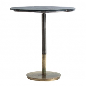 MASA BAR BITCHE REF. 26738, NEGRU-AURIU, STIL DECORATIV, DIN FIER SI MARMURA, PRODUS DETASABIL, VIC