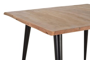 MASA DINING 1078, MARO/NEGRU, LEMN MASIV DE ACACIA SI METAL, STIL VINTAGE G&C - Img 3
