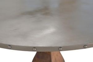 MASA DINING 1098, LEMN MASIV DE MANGO SI METAL, STIL VINTAGE/INDUSTRIAL G&C - Img 2