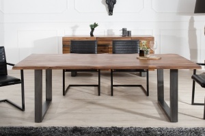 MASA DINING 200CM, DIN LEMN MASIV DE SALCAM GENESIS 36759 - DESIGN INDUSTRIAL