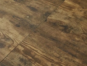 MASA DINING EXTENSIBILA GASTON, 100/135 CM, NUC/NEGRU, BLAT DIN MDF SI PICIOARE DIN METAL, STIL MODERN - Img 5