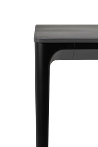 MASA DINING SLIM 200, NEAGRA, CONFECTIONATA DIN CERAMICA SI ALUMINIU, STIL MODERN - Img 2