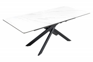 MASA EXTENSIBILA ALPINE, 160/200CM, METAL, MDF SI CERAMICA, ASPECT MARMURA, ARTIM GROUP SELECTION - Img 5