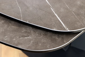 MASA SUFRAGERIE EXTENSIBILA, PAPILLON 180/260CM, DIN CERAMICA/STICLA MARMURA GRAFIT SI METAL, ARTIM GROUP SELECTION - Img 7