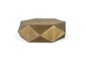 MASUTA DE CAFEA 107CM, AURIE, HEXAGONAL DIN METAL, STIL RETRO