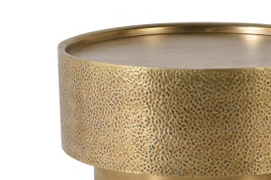 MASUTA DE CAFEA 40X80CM, MARO BRONZ, DIN METAL, STIL MODERN - Img 3
