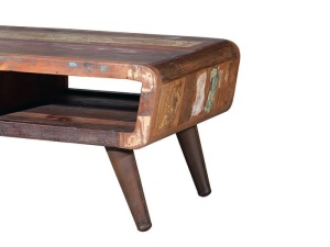 MASUTA DE CAFEA CHEY 6346, MARO, DIN LEMN RECICLAT, STIL VINTAGE G&C - Img 4