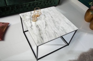 MASUTA DE CAFEA, ELEMENTS 50CM COD 40112, DIN METAL SI MARMURA, DESIGN MODERN