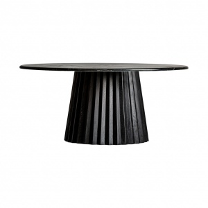 MASUTA DE CAFEA PLISSÉ REF. 28586, DIN LEMN MASIV DE MANGO SI MARMURA, STIL VINTAGE, VIC