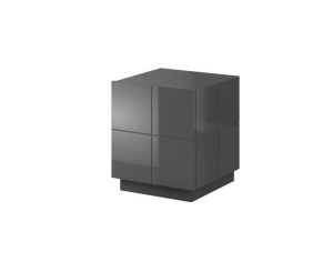 NOPTIERA, CAMA-REJA-NIGHT CABINET-BI/BI, DIN PLACI LAMINATE SI MDF DIVERSE NUANTE, DESIGN MODERN - Img 8