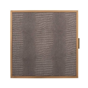 NOPTIERA CLASSIO, MARO/AURIU ANTICHIZAT, DIN PIELE ECOLOGICA SI METAL, STIL MODERN, B2 - Img 6