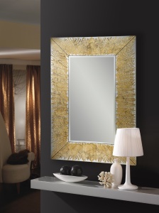 OGLINDA DECORATIVA AURORA, 80x120 CM, DIN STICLA SI MDF, STIL MODERN