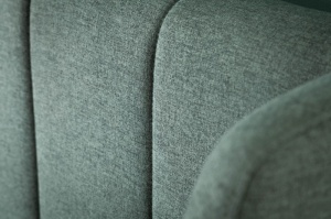 PAT 180X200CM, LA BEAUTE, COD 40792, DIN LEMN SI STOFA VERDE, STIL MODERN - Img 3