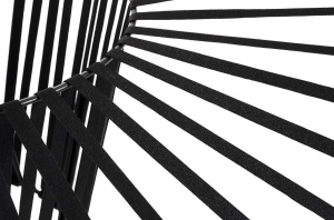 PENDUL CAPELLO FI 80, DIN METAL, NEGRU, STIL MODERN, B2 - Img 3
