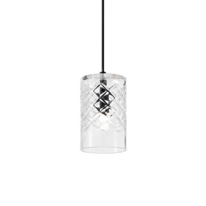 PENDUL COGNAC- 2 SP1, TRANSPARENT, DESIGN DECORATIV, IDEAL LUX