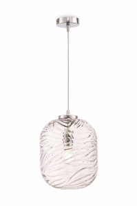 PENDUL DUNAS P058PL-01CH, DIN METAL SI STICLA, STIL MODERN, MAYTONI