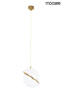 PENDUL GLOBE 25 GOLD, CONFECTIONAT DIN STICLA SI METAL, STIL MODERN