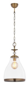 PENDUL ISLA 1782, DIN METAL SI STICLA, STIL VINTAGE, JUPITER