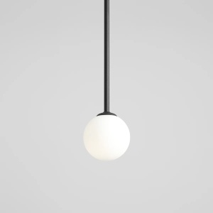 PENDUL PINNE LONG, 92 CM, NEGRU, DIN STICLA SI METAL, STIL MODERN