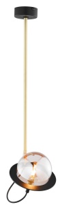 PENDUL PLANET 1890, DIN METAL SI STICLA, STIL VINTAGE, JUPITER