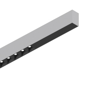 PLAFONIERA FLUO ACCENT 1800 3000K ALUMINUM IDEAL LUX