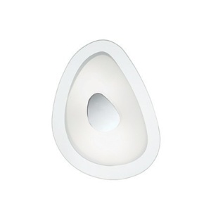 PLAFONIERA GEKO PL2, ALB, DIN METAL, STIL MODERN