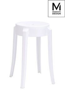 SCAUN ALB , CONFECTIONAT DIN POLIPROPILENA CALMAR STIL MODERN