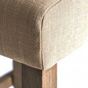 SCAUN DE BAR DIN LEMN MASIV DE PIN, POLIESTER SI SPUMA ASPACH REF. 24224, STIL MODERN, VIC - Img 4