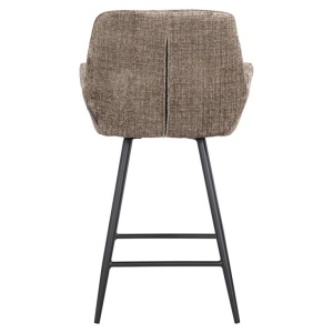 SCAUN DE BAR, LINSEY S4751, STONE CHENILLE NIAGARA 104, CONFECTIONAT DIN 100% POLIESTER, SPUMA, METAL SI PLACAJ, RICHMOND INTERIORS - Img 2