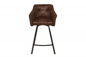 SCAUN DE BAR, MARO ANTICHIZAT, LOFT, DESIGN VINTAGE - Img 2