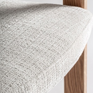 SCAUN DEOSEBIT, SEDZERE, REALIZAT DIN LEMN DE STEJAR SI TEXTIL, ARTIM GROUP SELECTION - Img 5