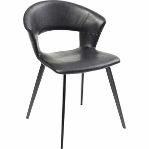 SCAUN DINING REUNION, CONFECTIONAT DIN POLIURETAN SI METAL, STIL MODERN