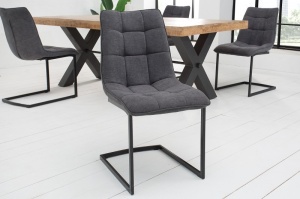 SCAUN GRI VINTAGE INCHIS MIAMI DESIGN MODERN