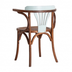 SCAUN HALVAD REF. 23719, ALBASTRU NATURAL, STIL CLASIC, DIN LEMN MASIV DE MESTEACAN, VIC - Img 4