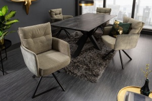SCAUN ROTATIV, BIG GEORGE, VERDE, CATIFEA, STIL MODERN, ARTIM GROUP SELECTION
