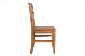 SET 2 SCAUNE, DIN LEMN MASIV NATURAL, LAGOS COD 35861, DESIGN RUSTIC - Img 3
