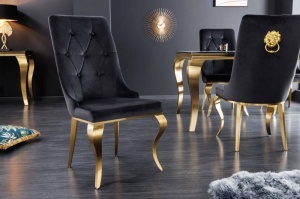 SET 2 SCAUNE DINING, STIL BAROC, LION, DIN METAL SI CATIFEA, ARTIM GROUP SELECTION
