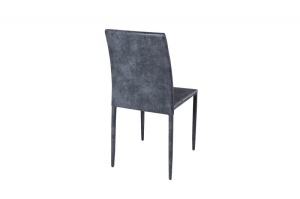 SET 4 SCAUNE GRI INCHIS ANTIC MILANO 37467 - DESIGN MILANO - Img 4