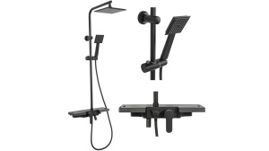SET DE DUS REA BRAVO, NEGRU, DIN ALAMA, CALITATE SUPERIOARA