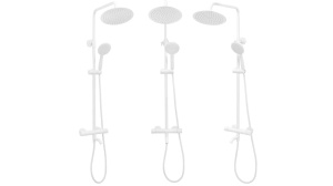 SET DE DUS REA LUNGO CU TERMOSTAT, ALB MAT, DIN ALAMA, CALITATE SUPERIOARA - Img 7